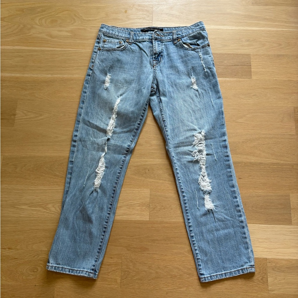 Urban Behavior Light Blue Distressed Men's Jeans